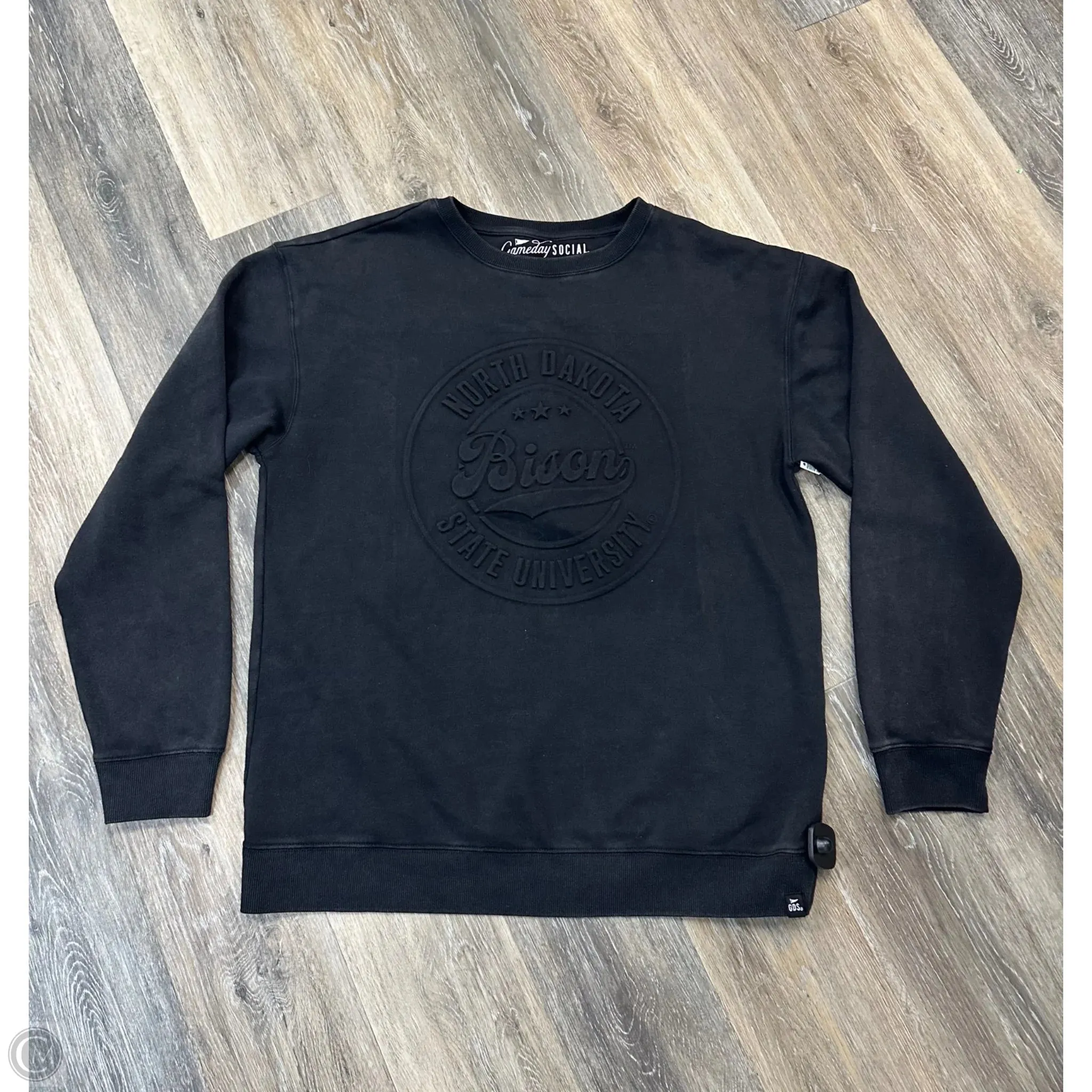 Athletic Sweatshirt Crewneck By Gameday Social In Black, Size: Xxl ErgonomicShape