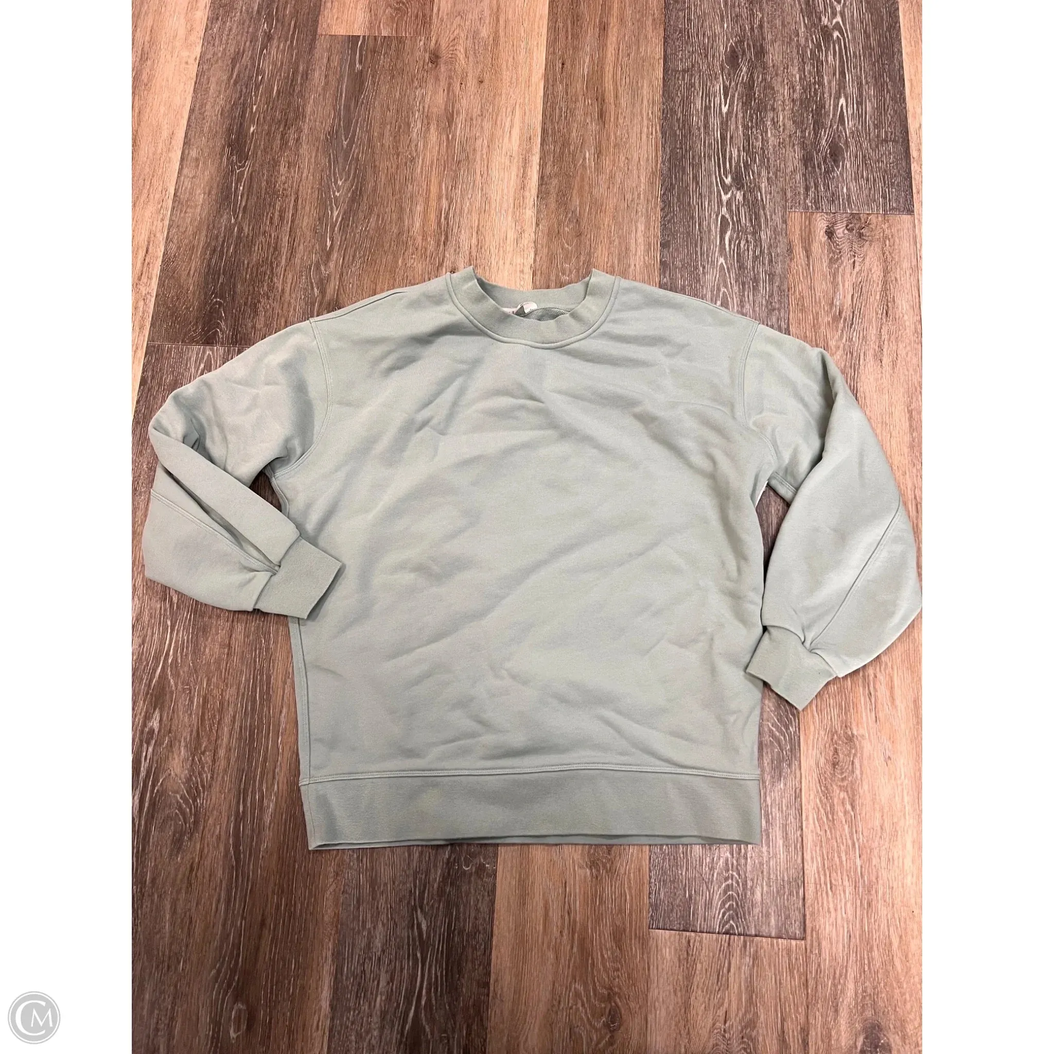 Athletic Sweatshirt Crewneck By Lululemon In Blue, Size: 2 TumbleDryFriendlyMaterial