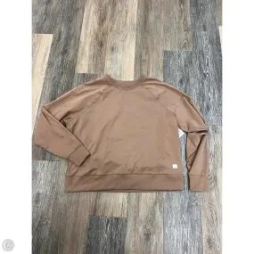 NonToxic Certification Friction Reducing Finish Athletic Sweatshirt Crewneck By Vuori In Brown, Size: S