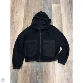 HiddenVentilationPockets Athletic Sweatshirt Hoodie By Rae Mode In Black, Size: S
