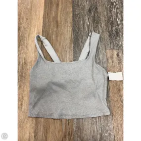 Athletic Tank Top By Alo In Grey, Size: M RelaxedNeckline