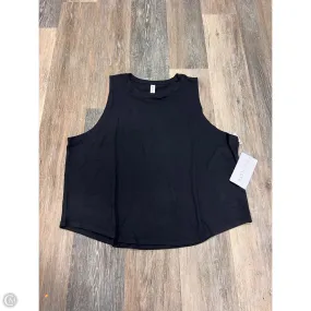 Raw Edge Finish Athletic Tank Top By Athleta In Black, Size: 1x