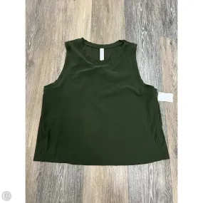 Athletic Tank Top By Athleta In Green, Size: S QuickDry Textile