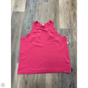 Athletic Tank Top By Athleta In Pink, Size: Xl NonScratchSurface