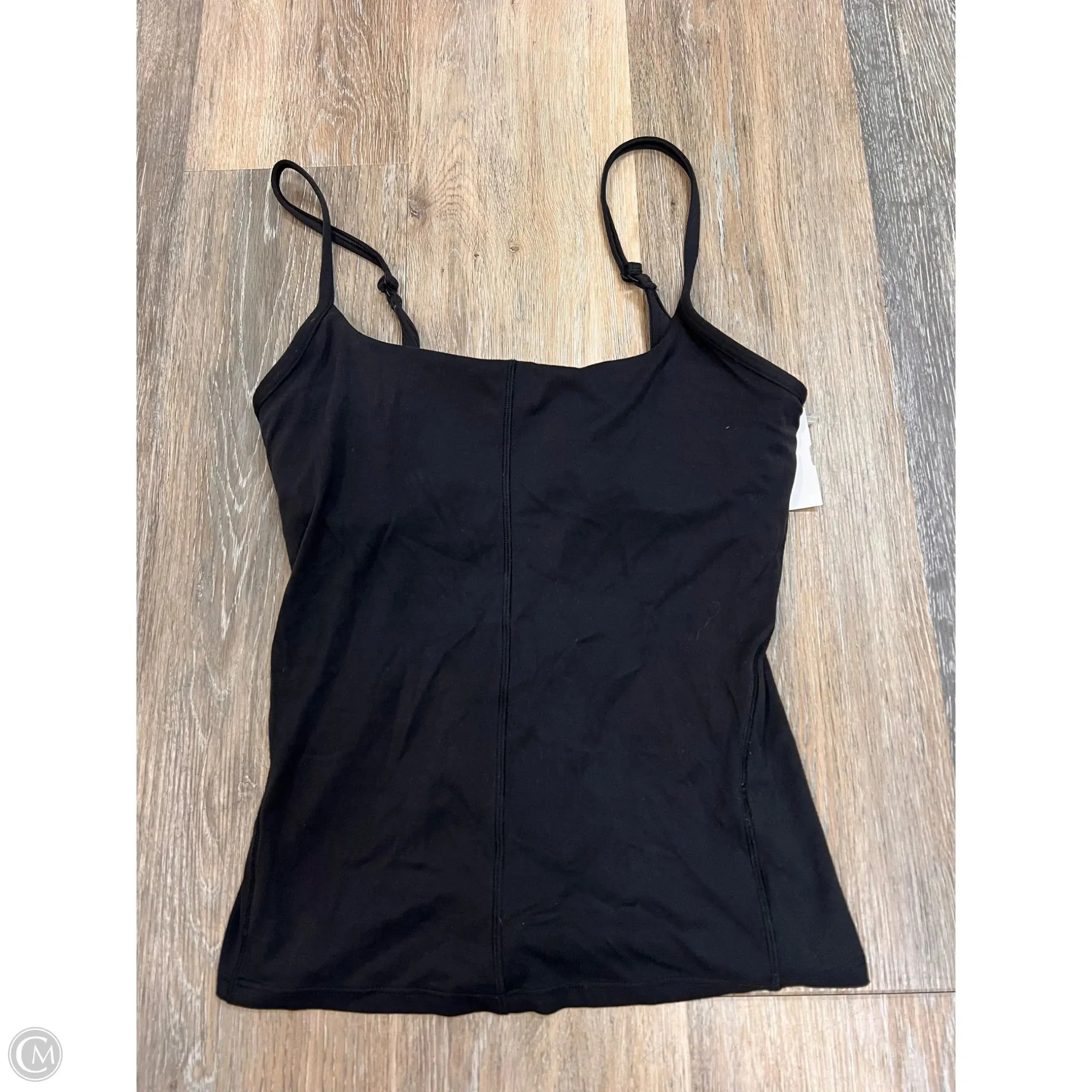 Athletic Tank Top By Lululemon In Black, Size: 4 Soft Hoodie Adjustable Cuff