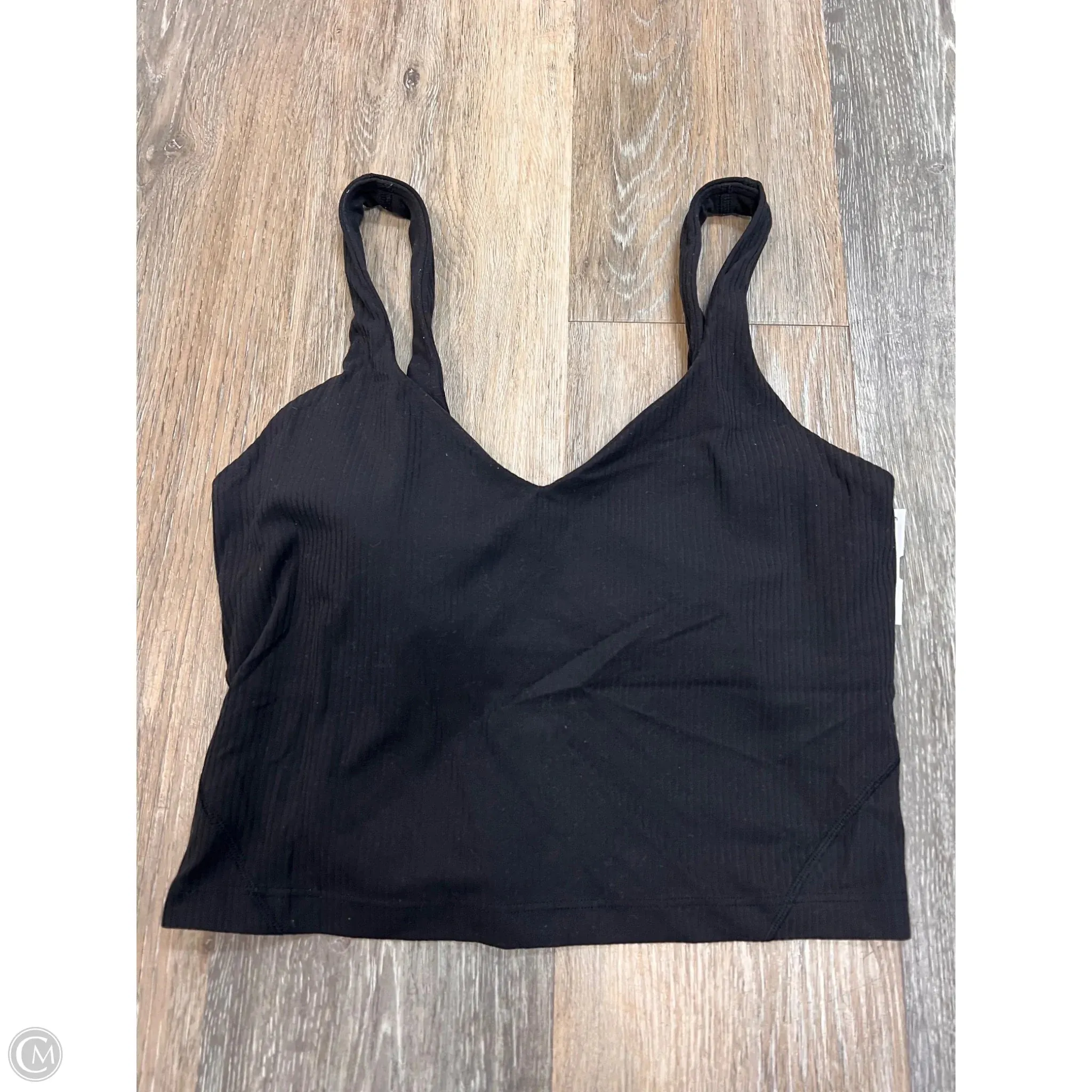 Reinforced Hem Stitching Athletic Tank Top By Lululemon In Black, Size: 6