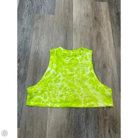 Athletic Tank Top By Lululemon In Tie Dye Print, Size: M Wrinkle Free Texture