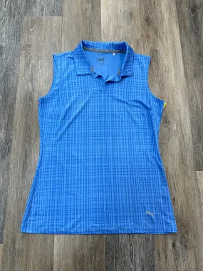 Regular Fit Athletic Tank Top By Puma In Blue, Size: S
