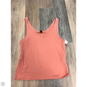 Athletic Tank Top By Under Armour In Coral, Size: Xl Comfortable Layer