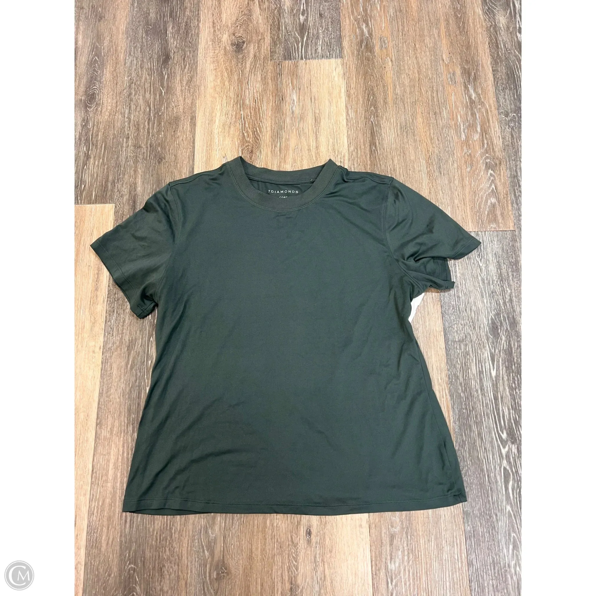 Athletic Top Short Sleeve By 7 Diamonds In Green, Size: Xxl Quick Dry Feature LowMaintenance