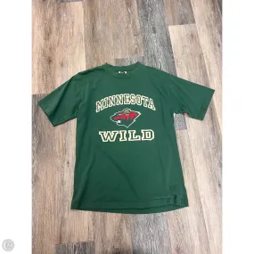 Summer Dress Reinforced Neckline Athletic Top Short Sleeve By Nhl In Green, Size: M
