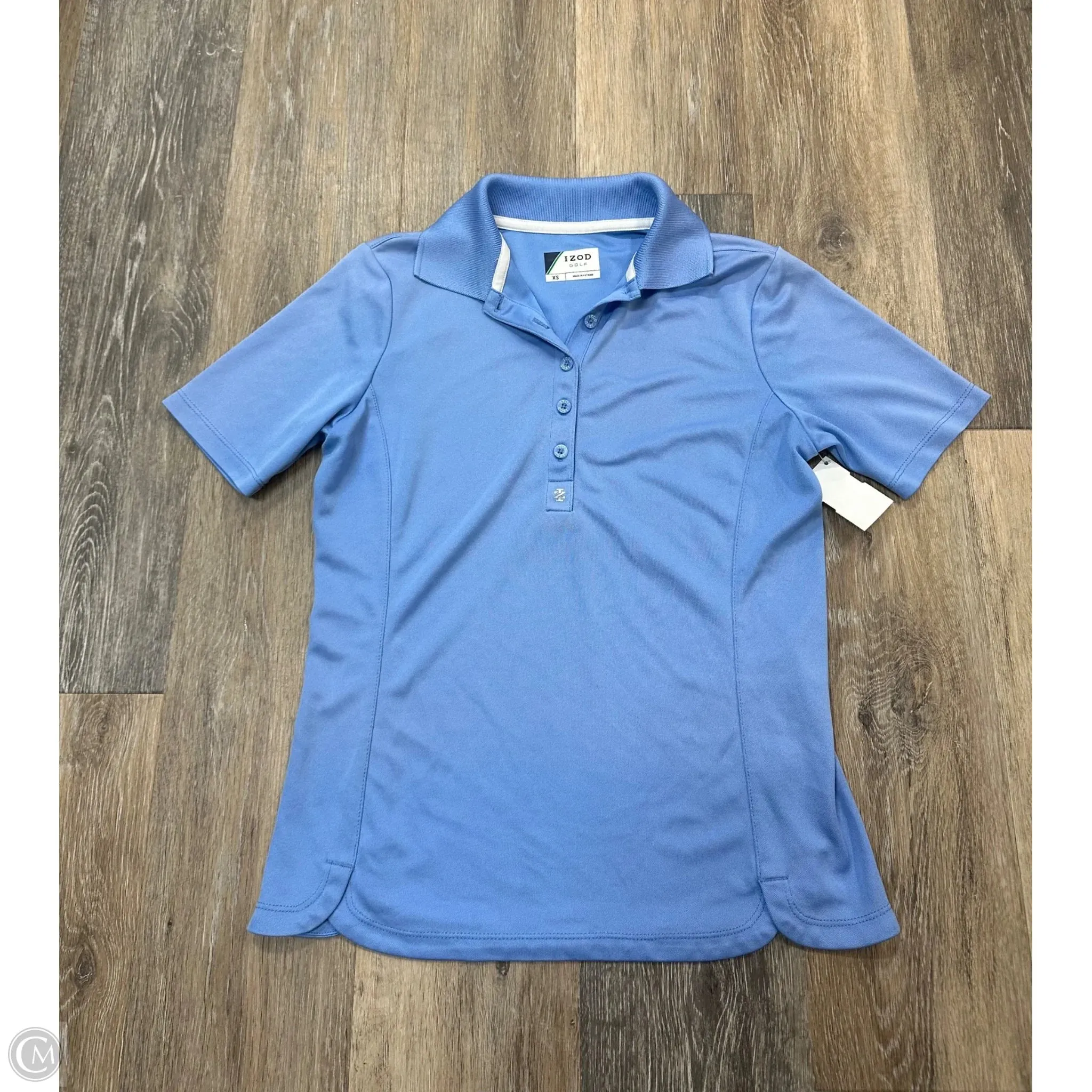Athletic Top Short Sleeve By Nike Apparel In Blue, Size: M NonRestrictive Cut EthicallySourced