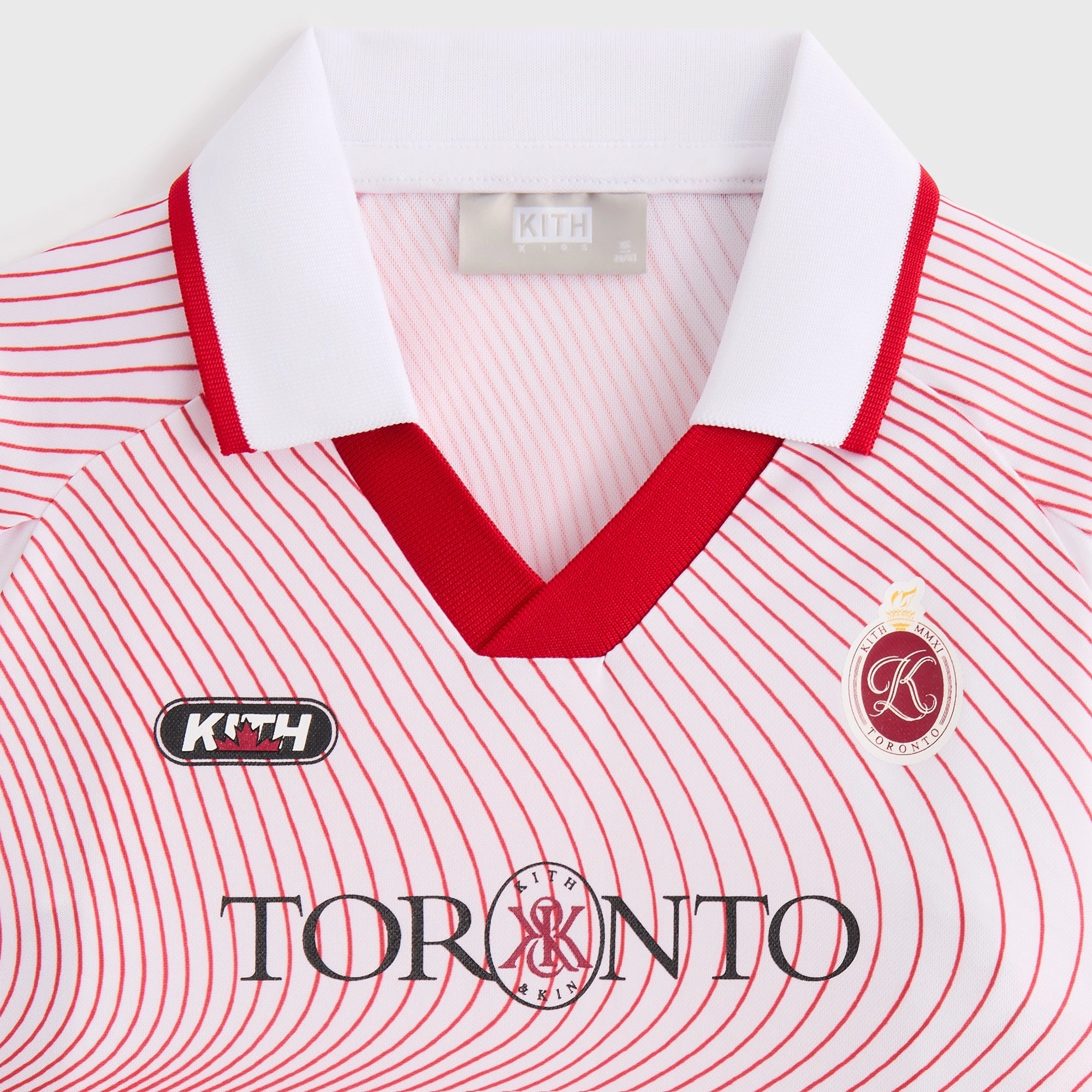 Kith Kids Toronto Soccer Top - Amaryllis Sustainable production