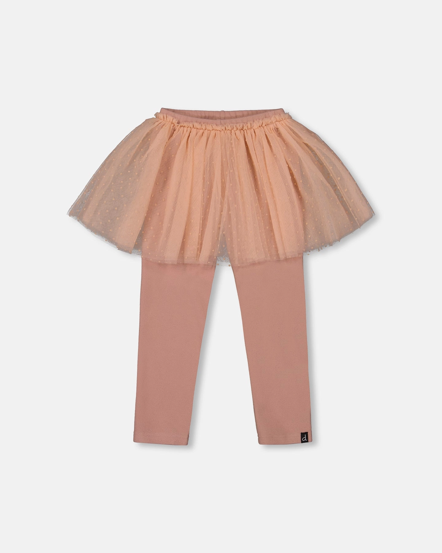 Work Comfort Leggings with Tulle Skirt Dusty Pink