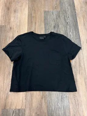 Airflow Vents Reflective Accent Trim Top Short Sleeve By Richer Poorer In Black, Size: M