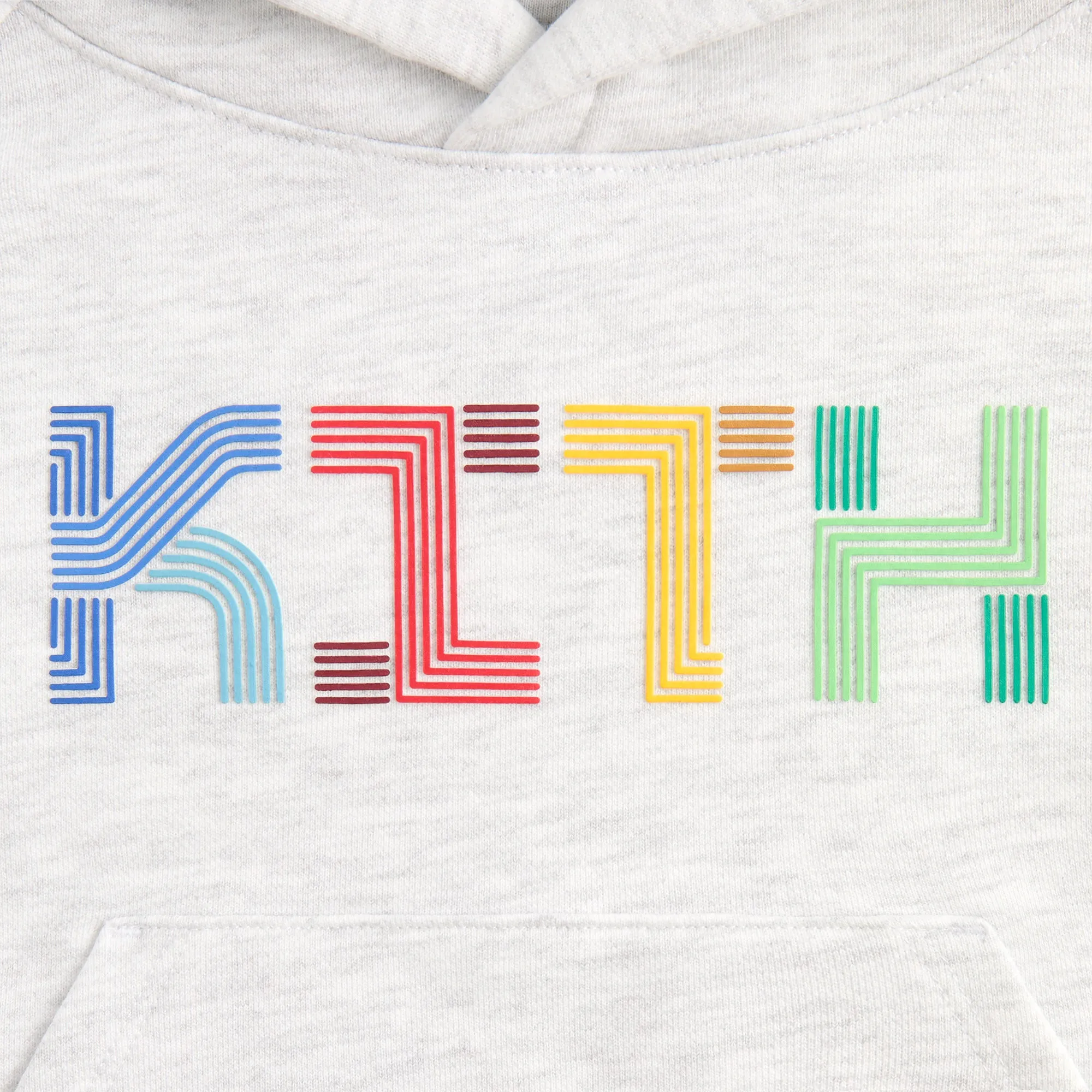 Unisex Home Relaxation Kith Kids Pathways Sleeveless Hoodie - Light Heather Grey