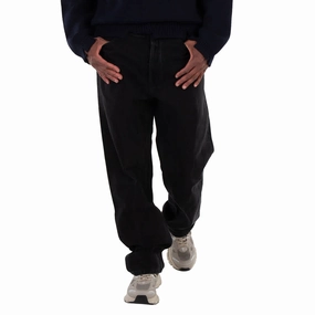 Sustainable Evening Stroll Casual Ambush Black Waist Detail Cotton Denim Jeans