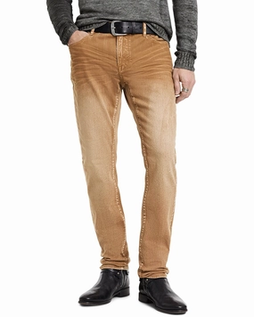 Casual Edge Balanced Style John Varvatos J702 Slim Fit Jean Sand Jean