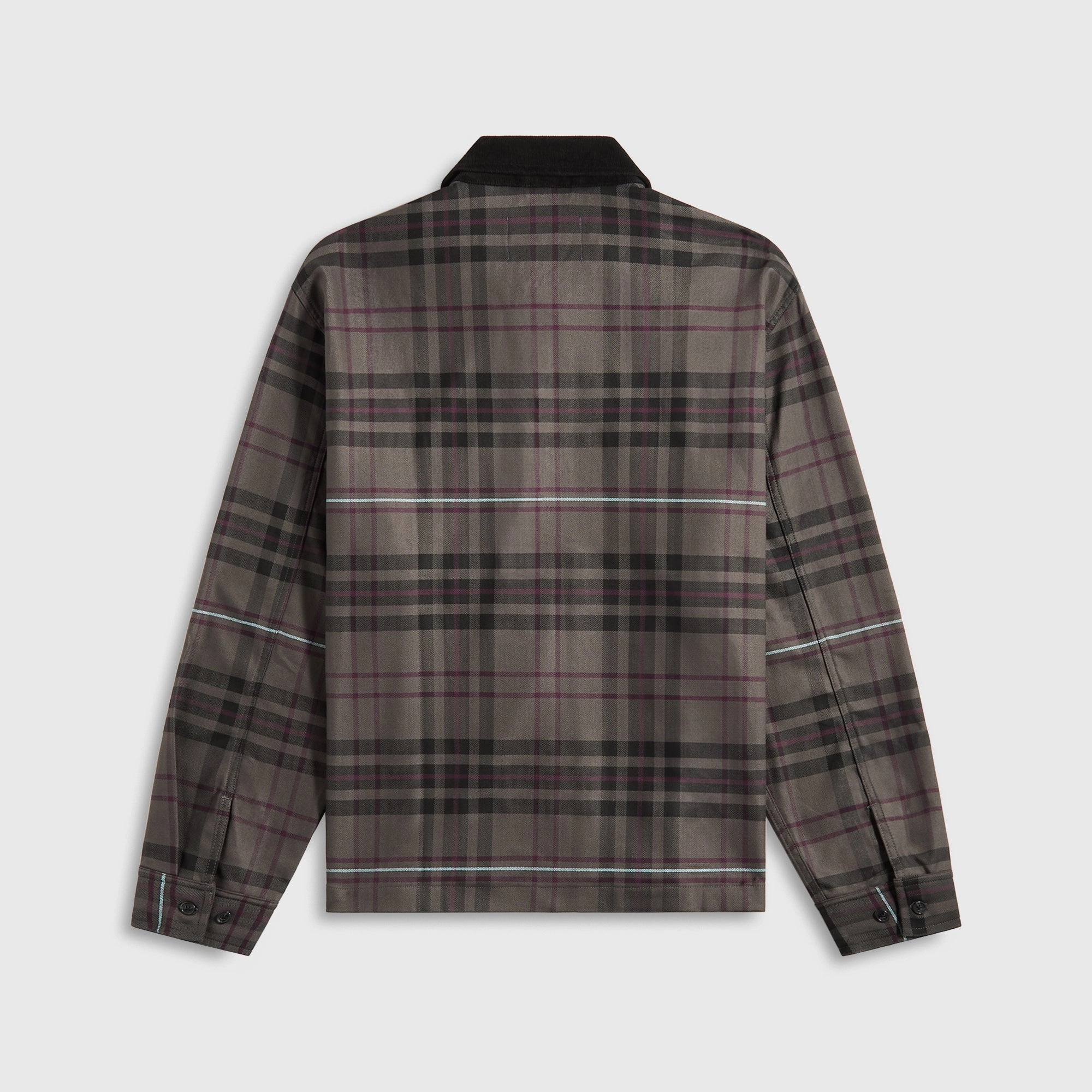 Awake NY Plaid Flannel Shirt - Brown Static Dissipating Threading