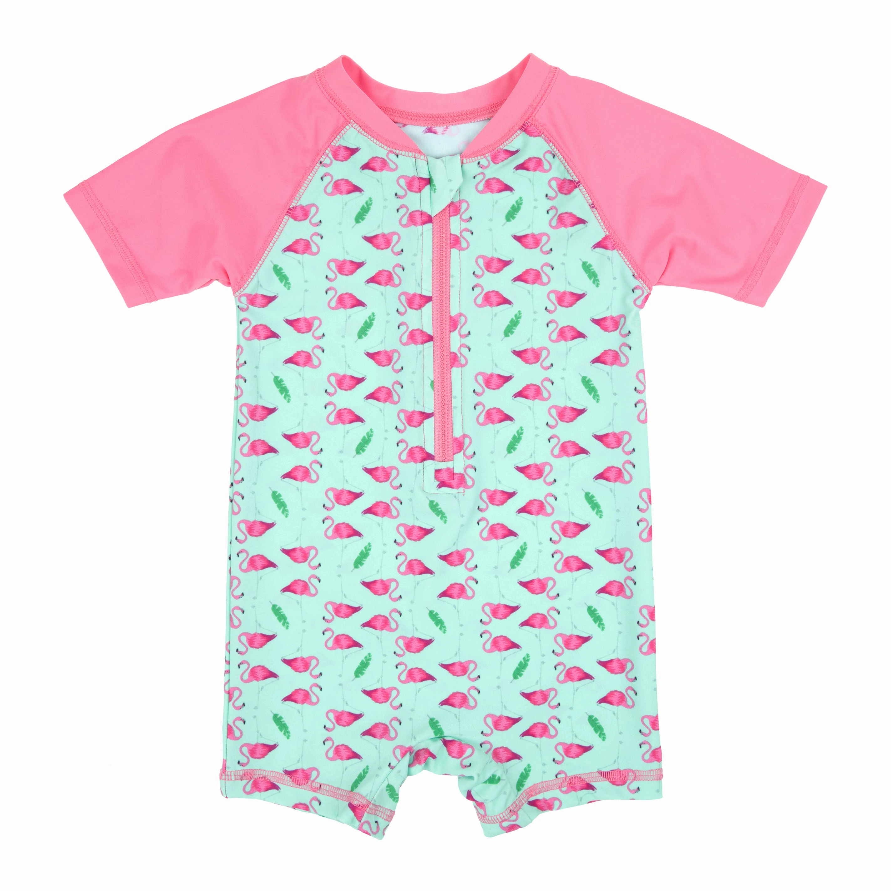 Trendy-Styles Lightweight Mesh Panels Baby One Piece Rashguard