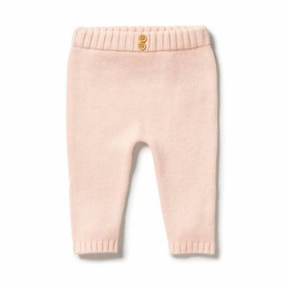 Performance Comfort Baby's Knit Leggings In Blush