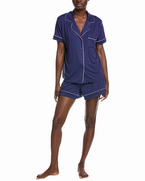 Comfortable fit Double Layered Hem Badgley Mischka 2pc Yummy Shirt & Short Set
