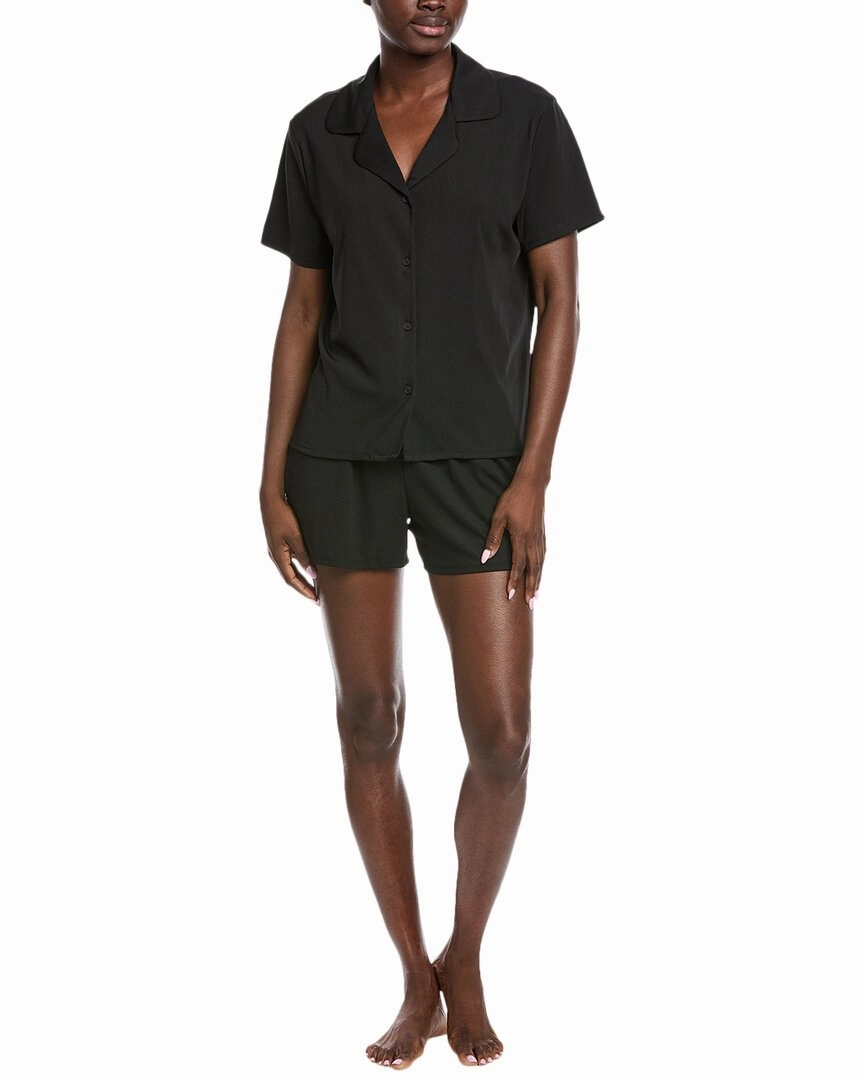 Elasticated Hem EcoFriendly Material Badgley Mischka 2pc Yummy Shirt & Short Set