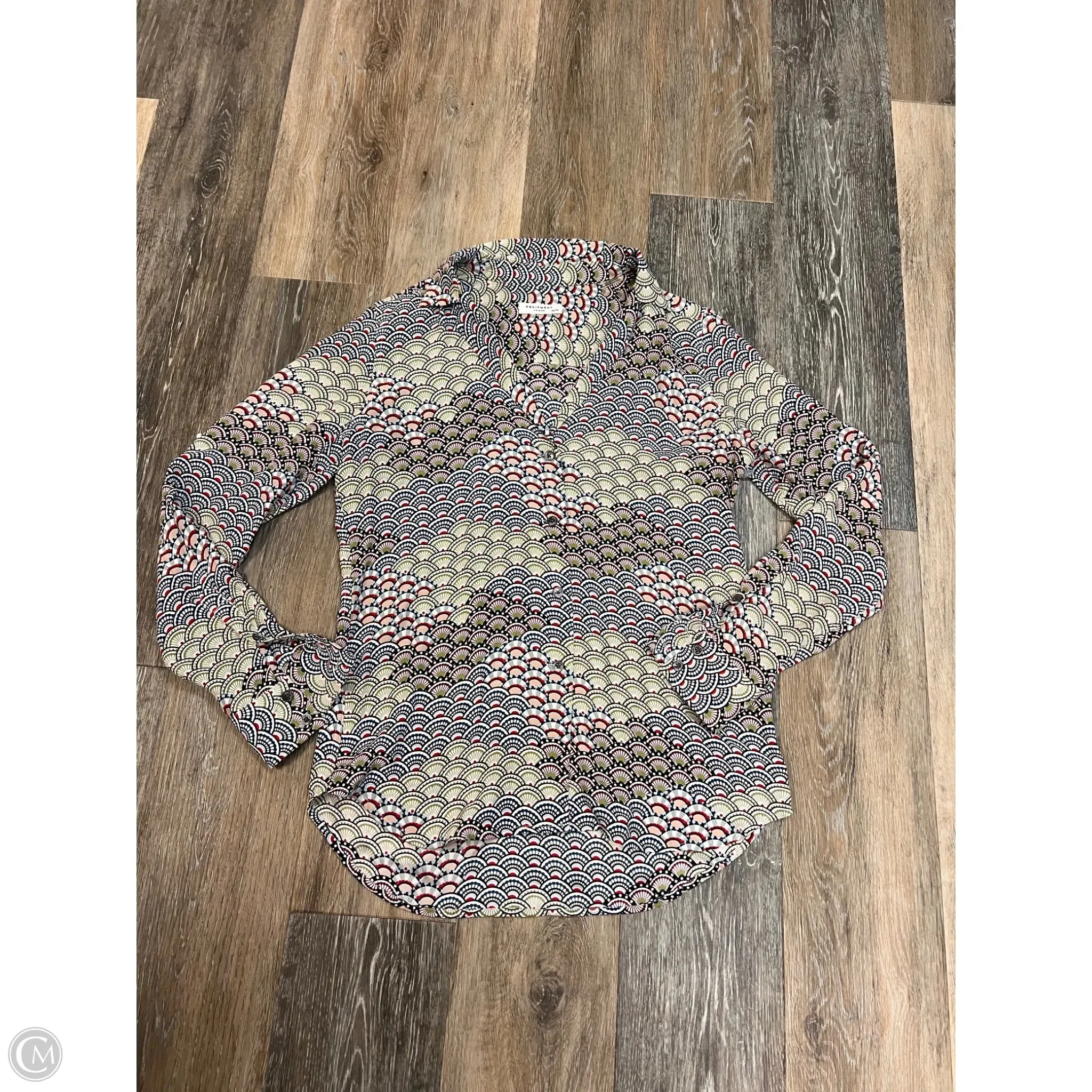 HighNeck Hypoallergenic Fiber Blouse Designer By Equipment In Multi-colored, Size: Xs