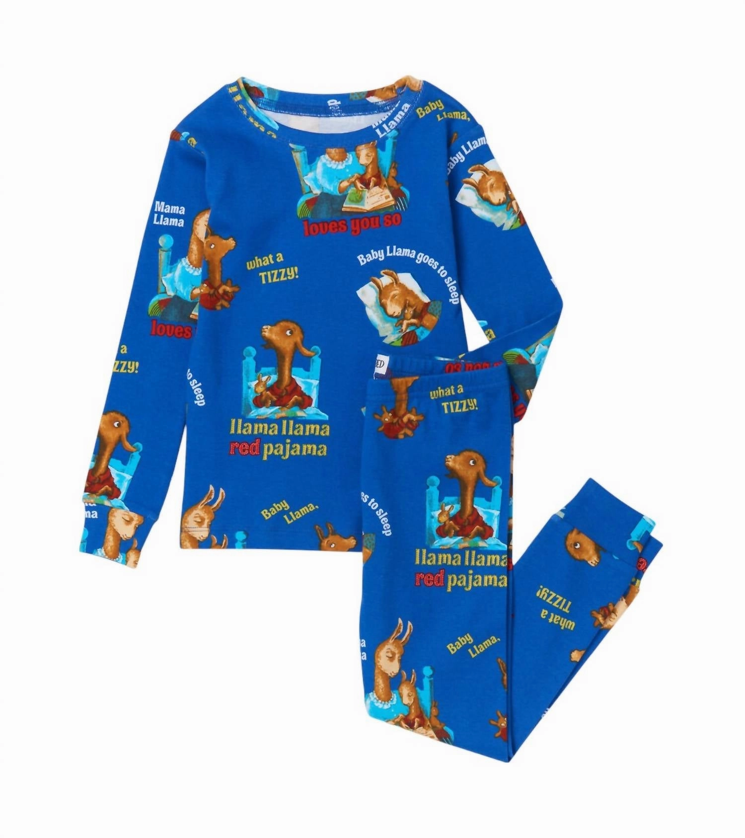 Boy's Llama Llama Red Pajama Pajamas In Blue Hypoallergenic Textiles