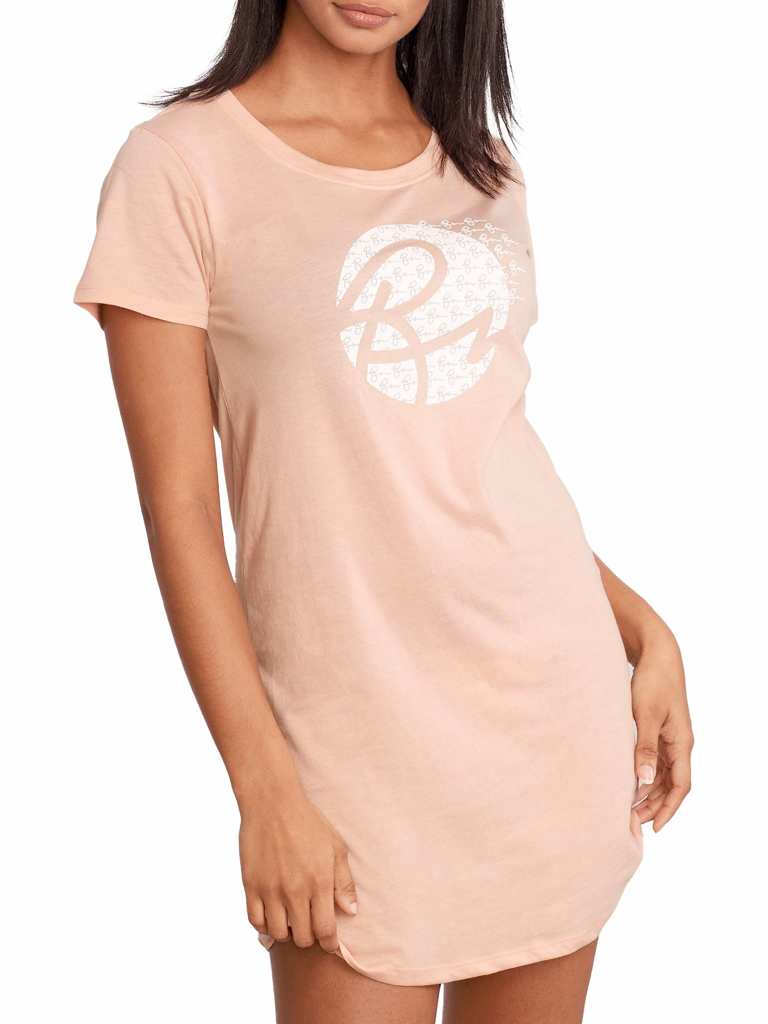 Bare Women's The Cotton Jersey Sleep Shirt Stretchable Fabric Non Chafe Seams