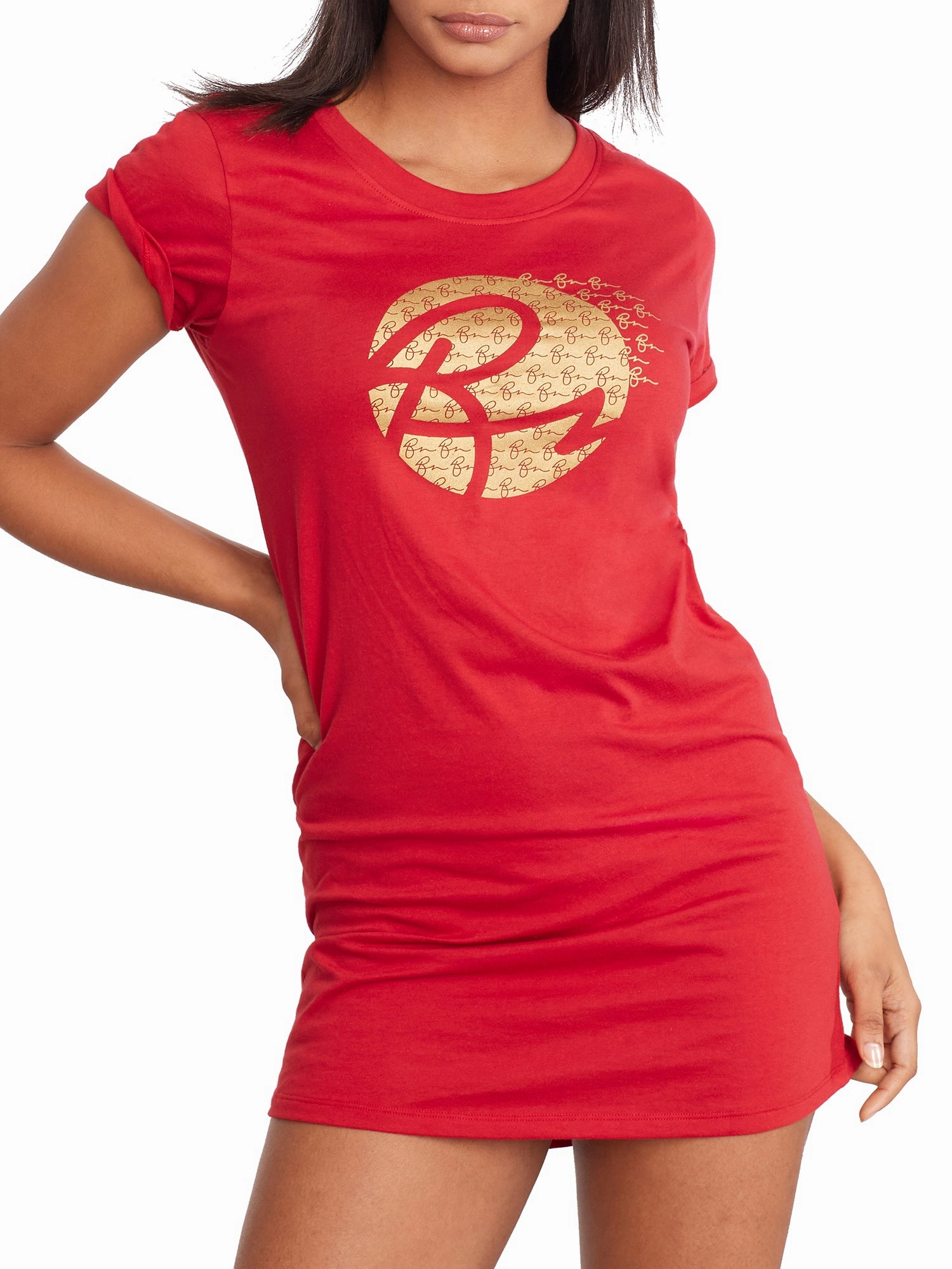 Sustainable Material Stretch Knit Material Bare Women's The Cotton Jersey Sleep Shirt