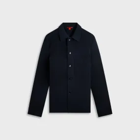 Pure Cotton Barena Cedrone Arela Overshirt - Navy