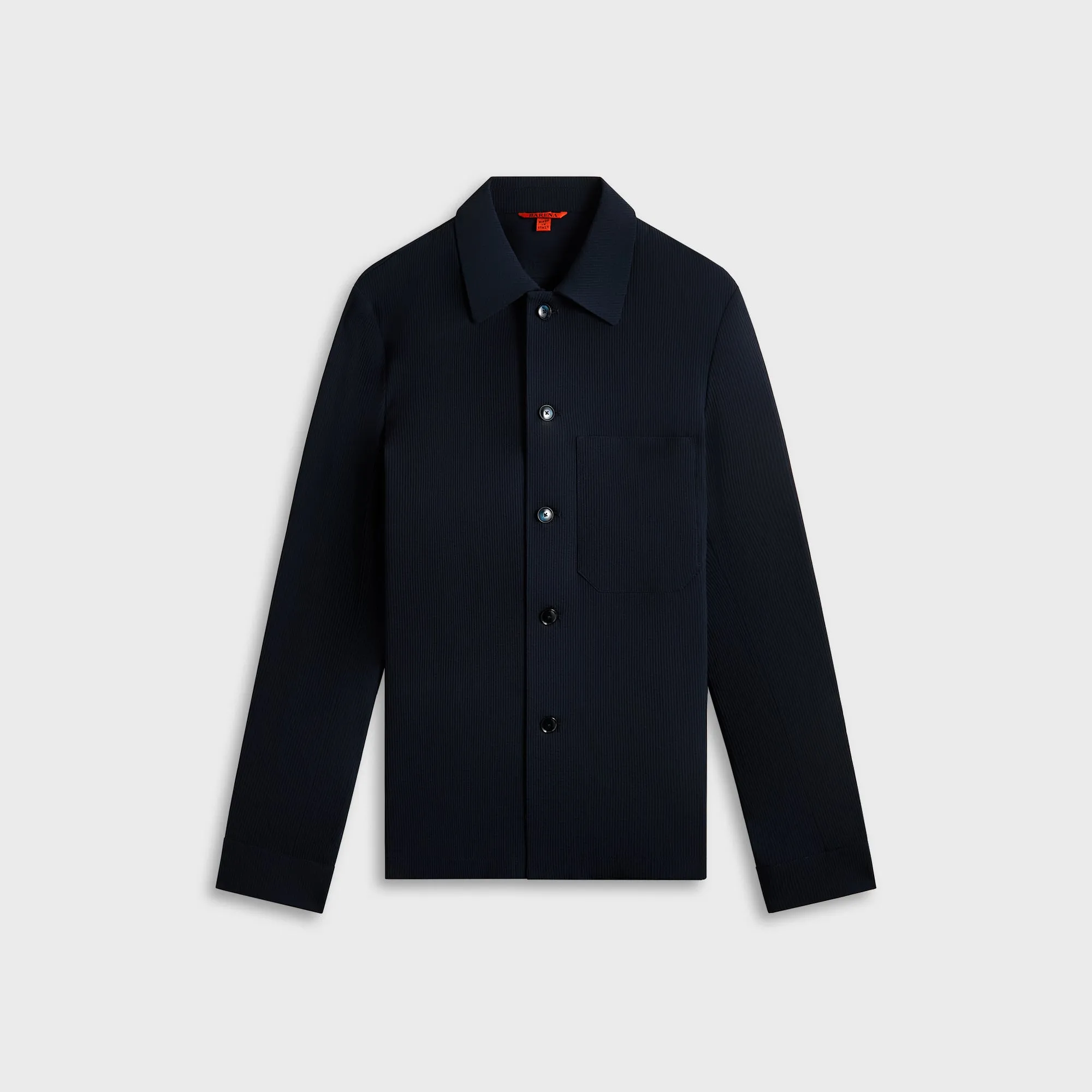 Sports Ready Streamlined Design Barena Cedrone Arela Overshirt - Navy