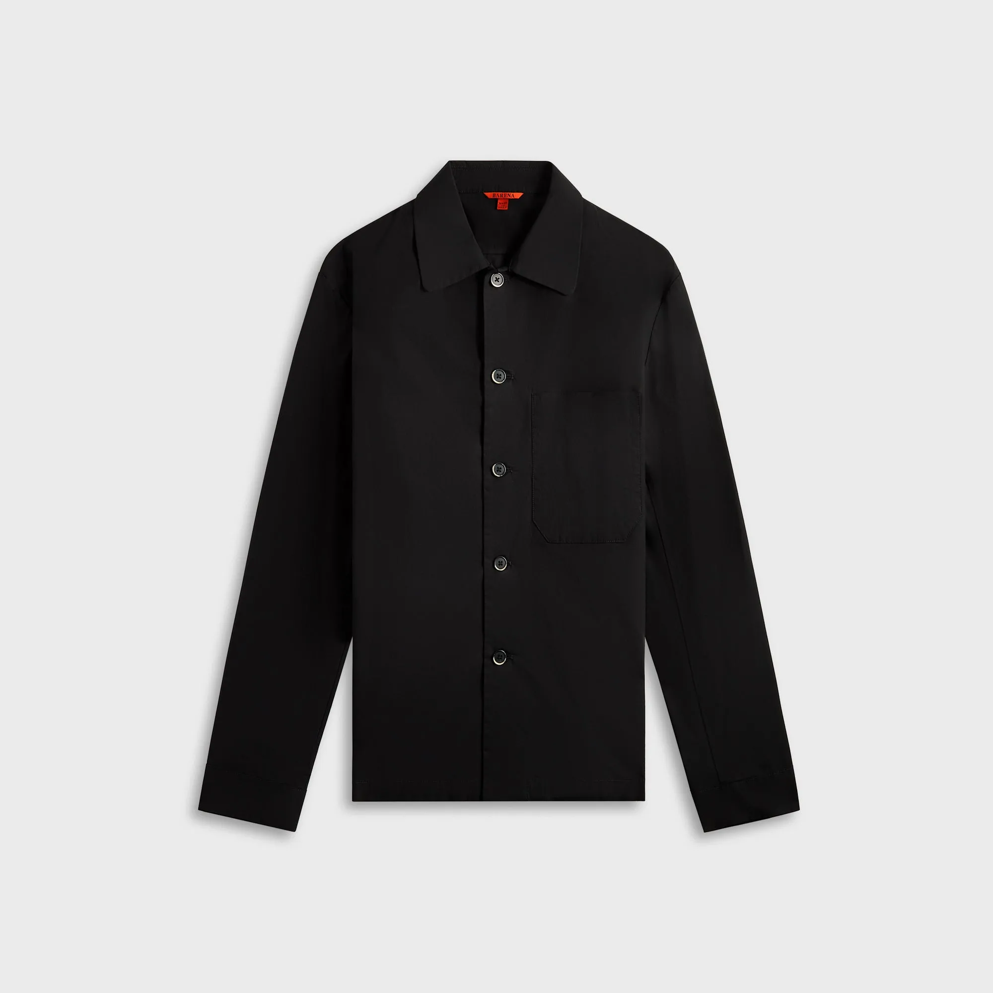 Quick Release Cuffs Barena Overshirt Cedrone Vion - Nero