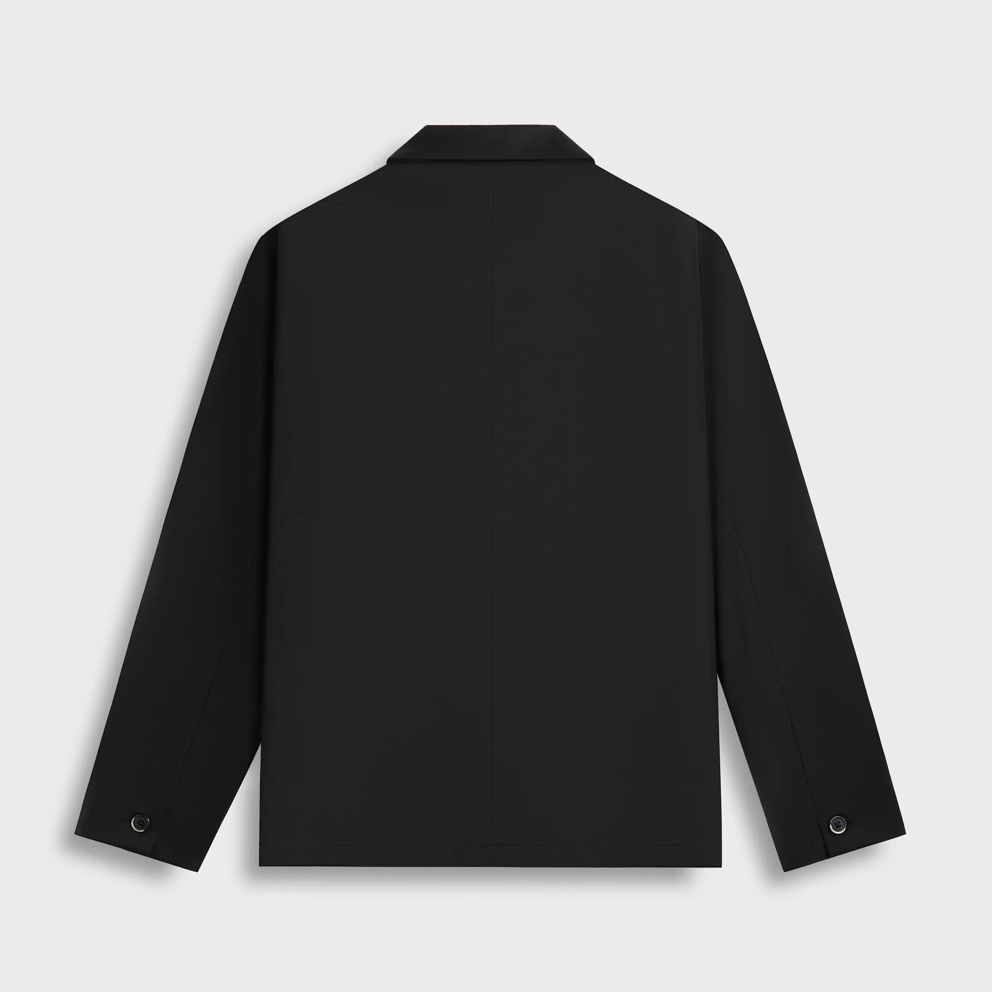 Barena Overshirt Visal Novento - Nero Wrinkle Resistant Finish