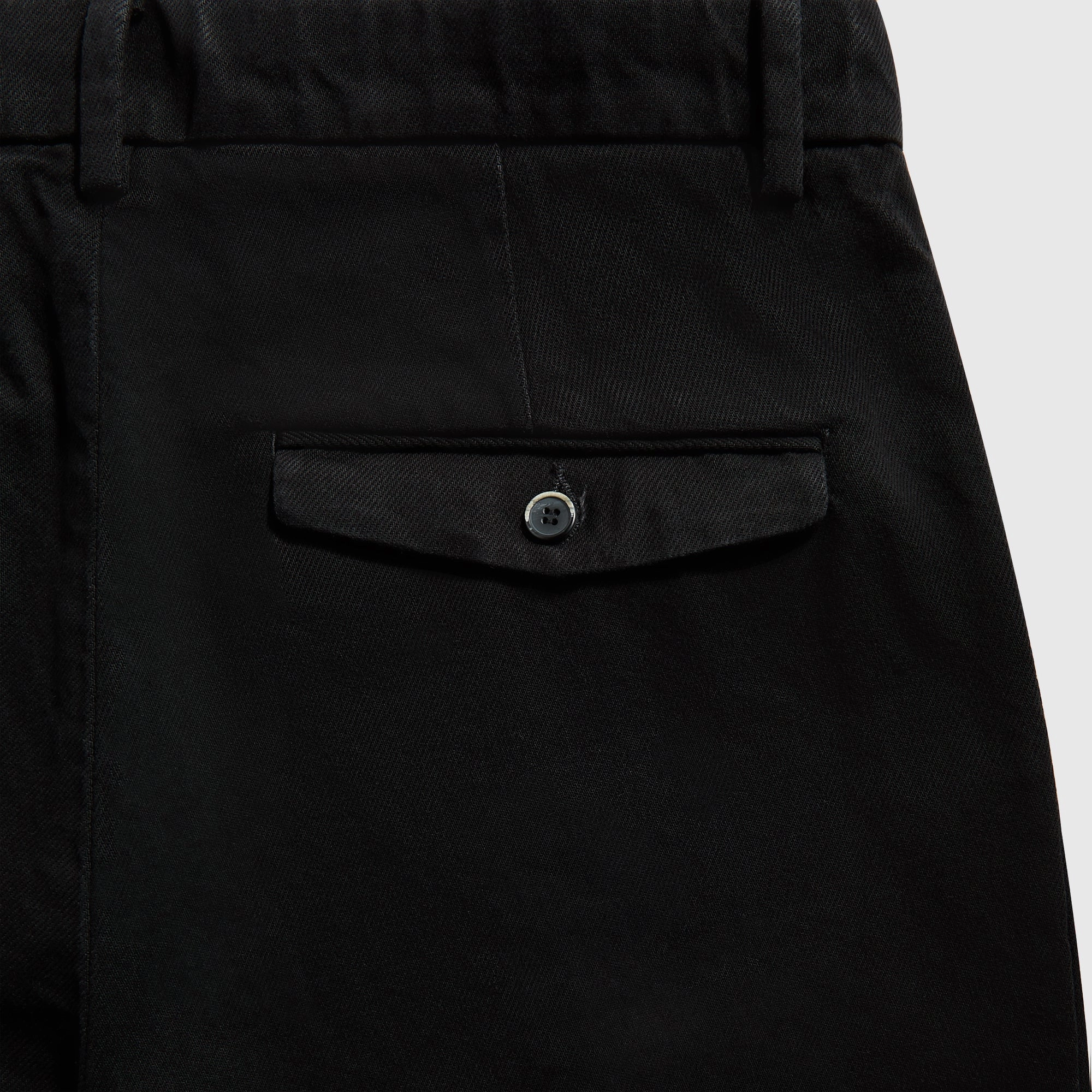 Barena Canasta Macado Trousers - Nero Durable Hem Airy Feel