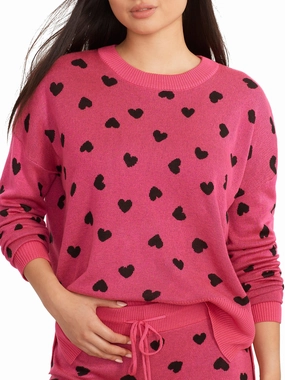 Beach Riot Women's Callie Knit Lounge Sweater Double Needle Stitching TemperatureRegulating Fabric