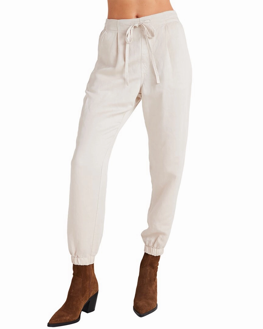 Zipper Free Design Bella Dahl Luna Pleat Front Linen-Blend Jogger