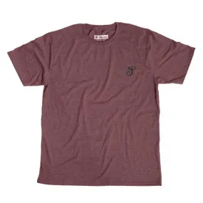 Relaxed Vibes Shadow Undercover T-shirt - Heather Maroon