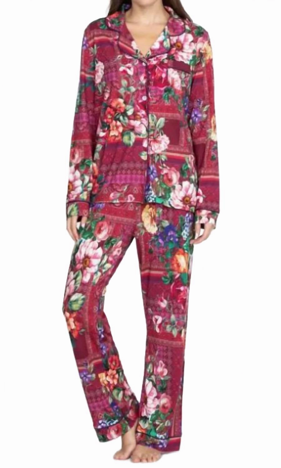 Bethia Pajama Set In Mti Thermal Regulating Material Temperature Regulating