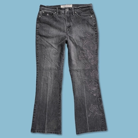 UVProtection Clean Cut Y2K Bootcut Denim Pants 32x30