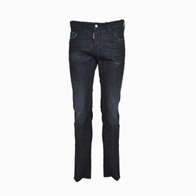 Eco Friendly Dye Seasonless wear Black Cool Guy Mid-Rise Jeans