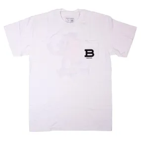 Effortless Comfort Blast Pocket Classic Mascot T-Shirt - White
