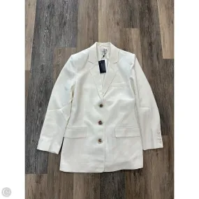 Non Restrictive Armhole Cut Blazer By Aje In White, Size: 2