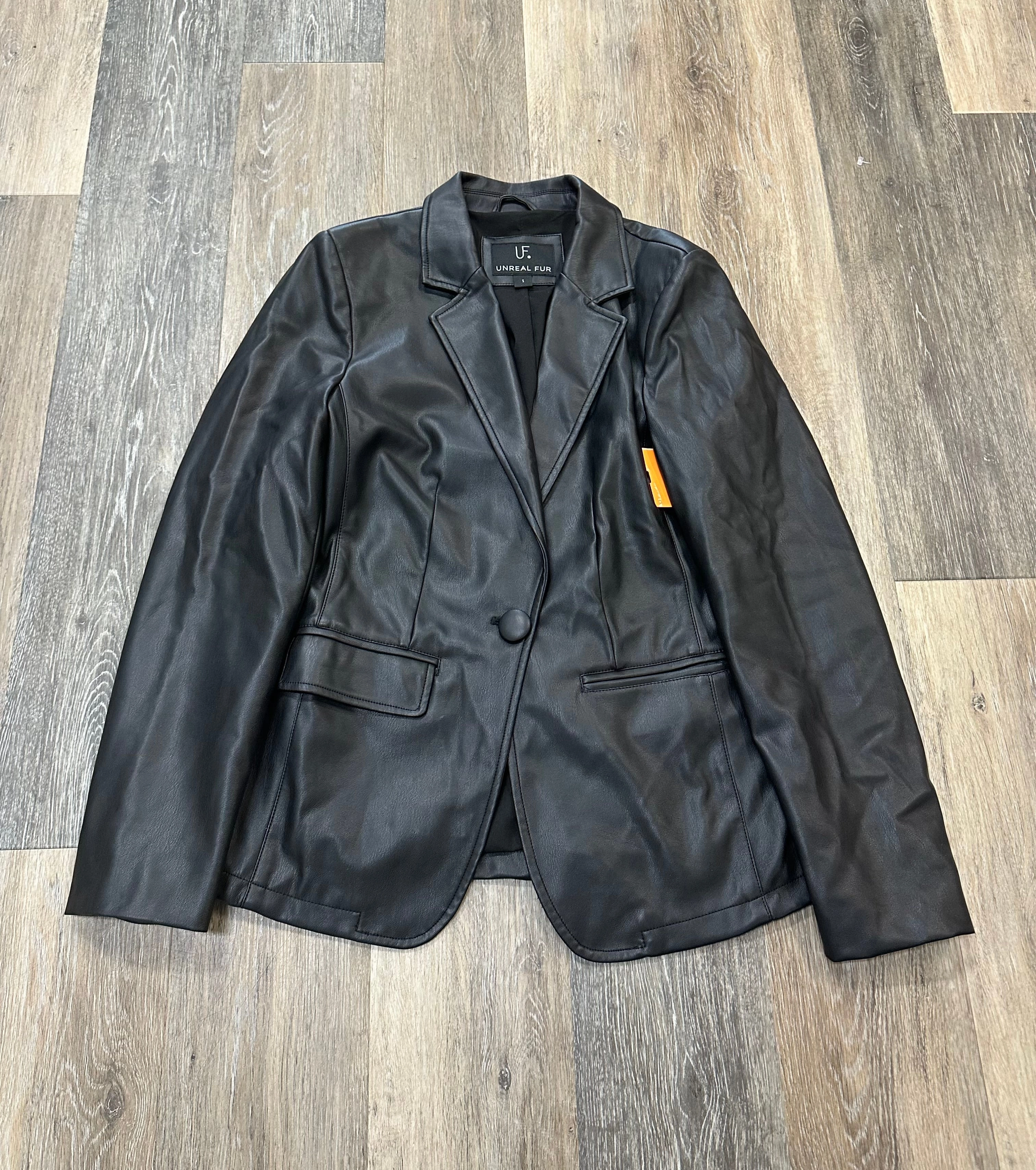 Blazer By Unreal Fur In Black, Size: S Circular Knit Technology UltraSoft Blend
