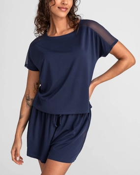 Easy Care Material Universal Fit BlissWear Short Sleeve Top