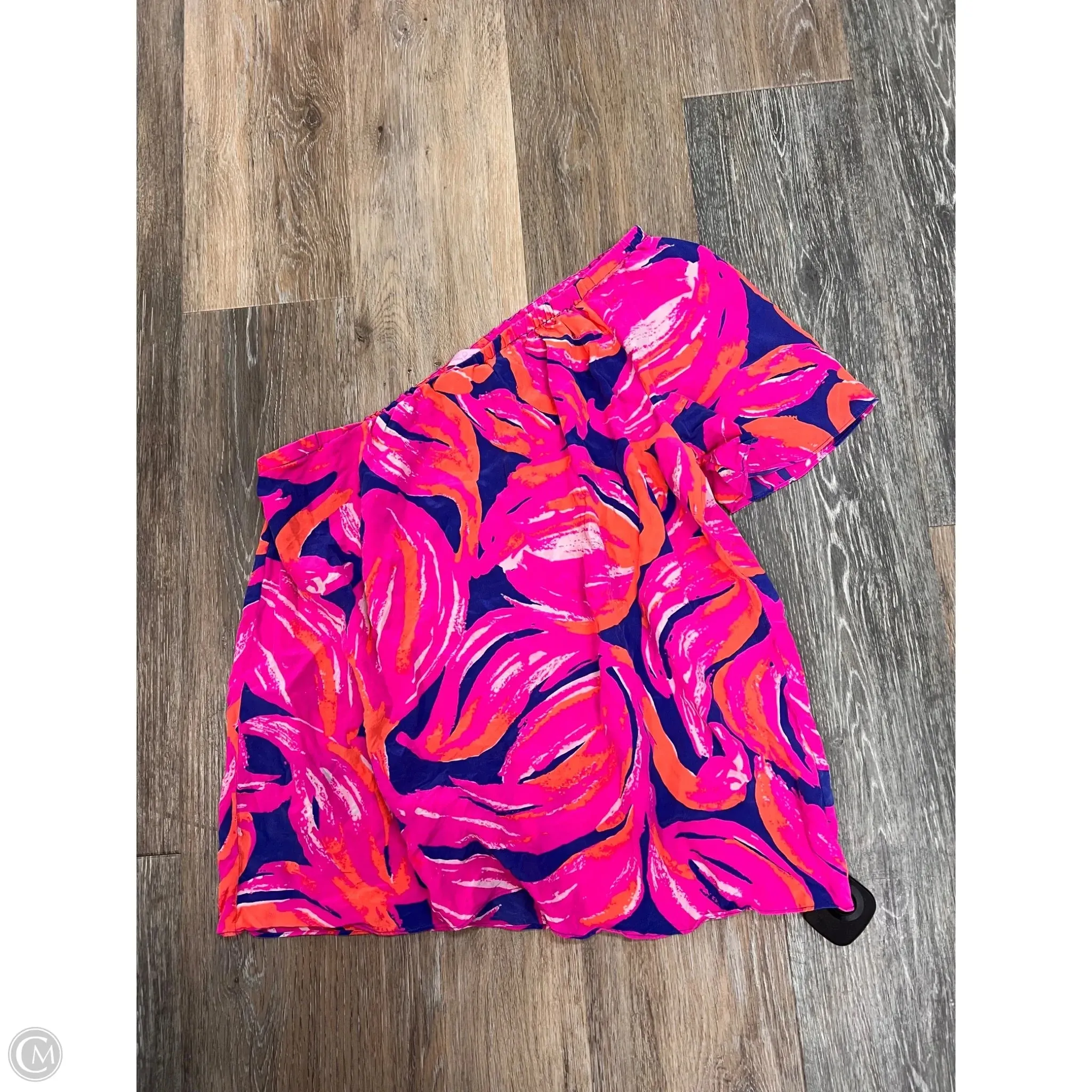 Versatile Shirt Blouse Designer By Lilly Pulitzer In Pink, Size: Xs