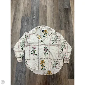 ReinforcedHems Blouse Long Sleeve By Daytrip In Floral Print, Size: S