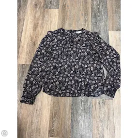 Blouse Long Sleeve By Evereve In Floral Print, Size: S UltraSoftInterior