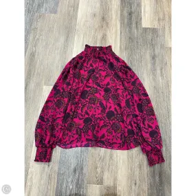 Blouse Long Sleeve By Evereve In Floral Print, Size: S Airflow Ventilation Zones